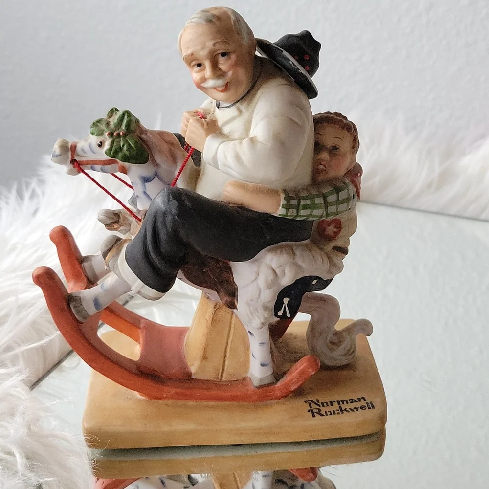 5 Norman Rockwell Porcelain Figurines